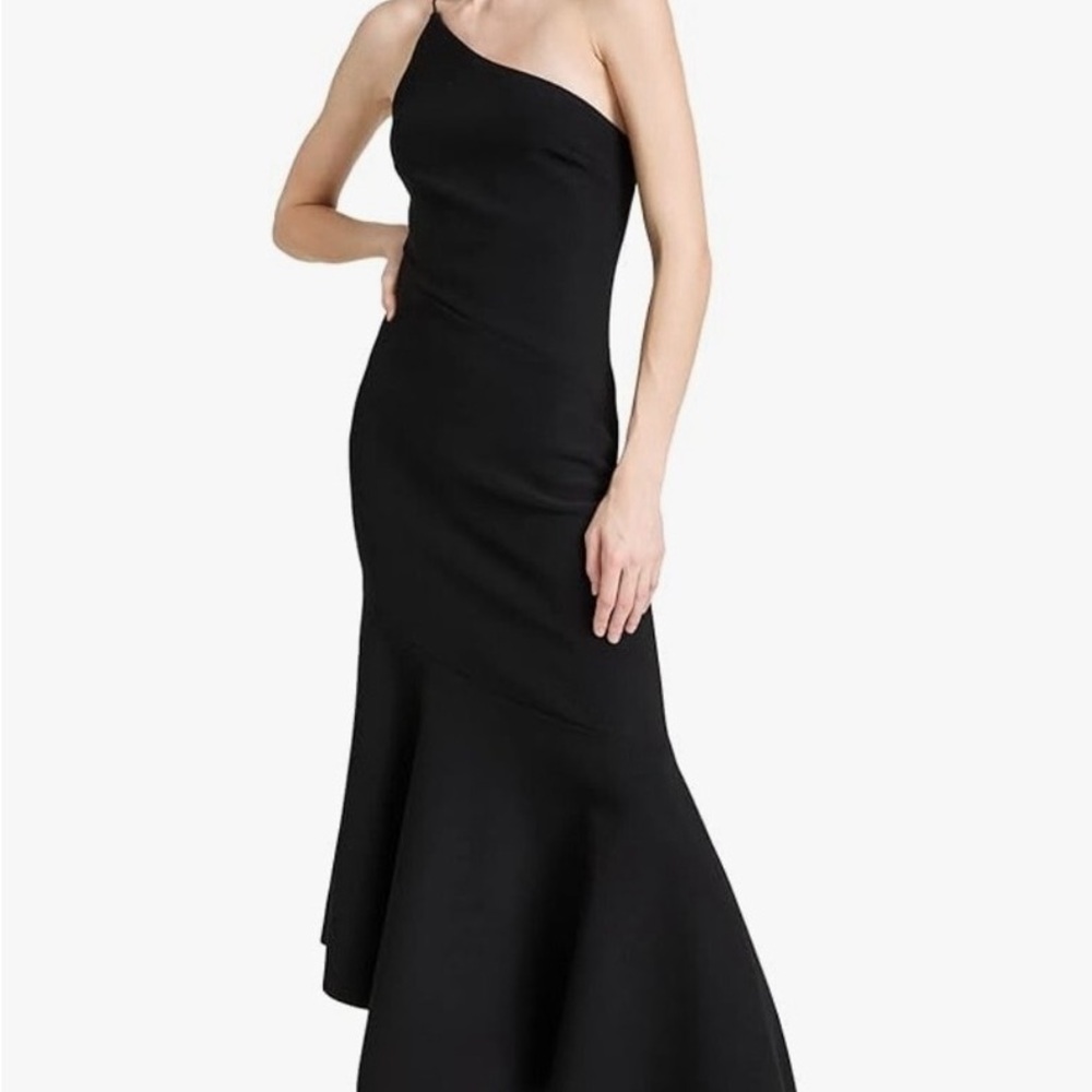 Significant Other Black One-Shoulder Tori Dress